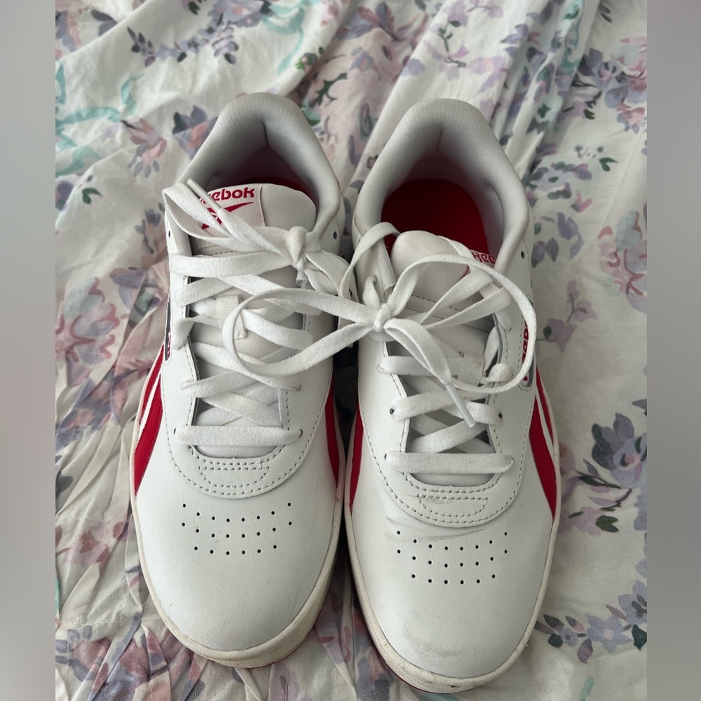 Reebok red sneakers